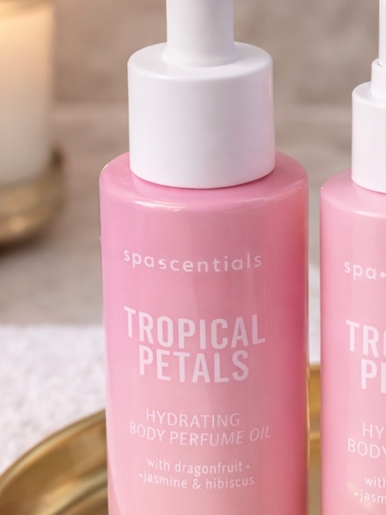 SpaScentials Other - Spa Scentials Tropical Petals Body Oil & Perfume Set 🌸 Hydrating Glow Duo